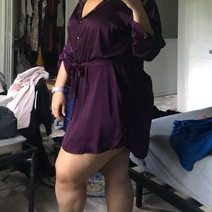 Fashion nova curve size 2x satin dress